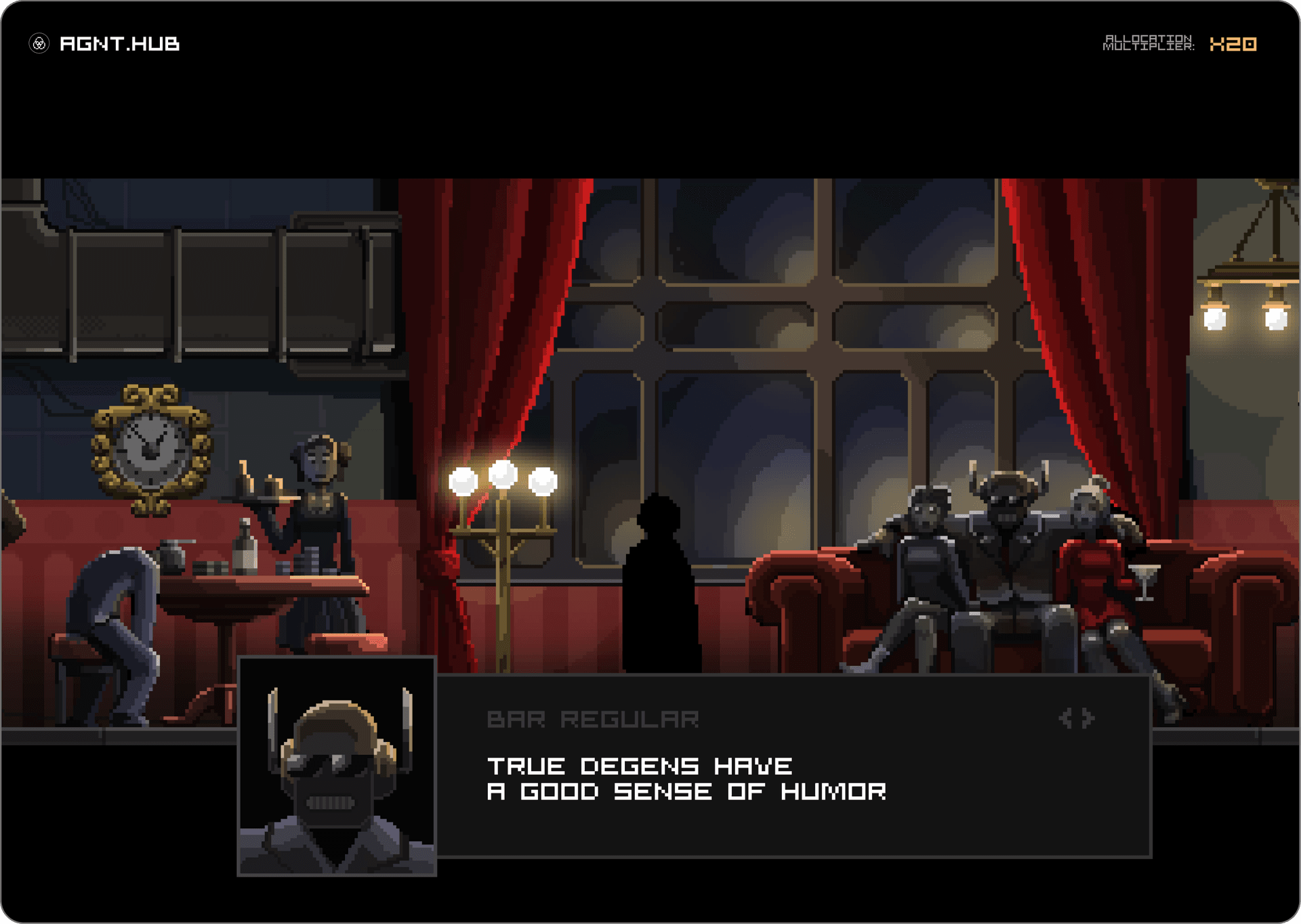 Agent hub screen