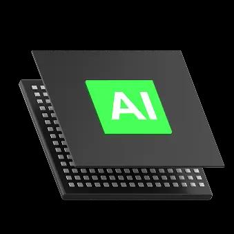 processor image with ai label on the top