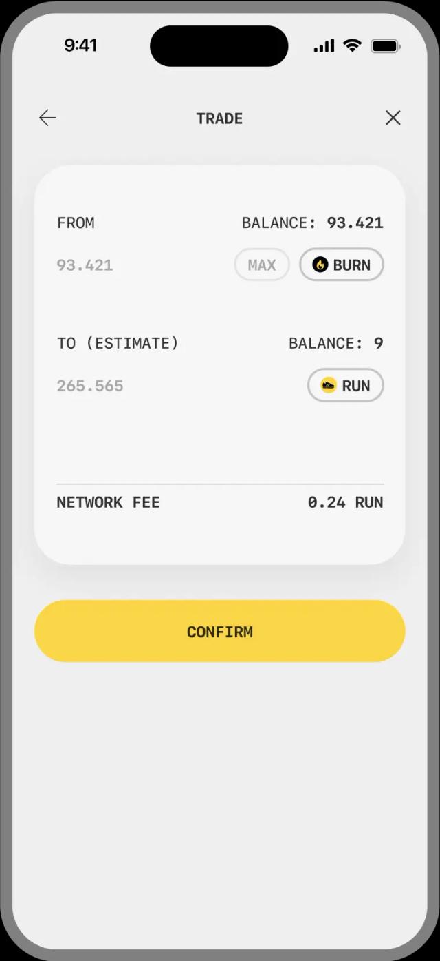 Step App mobile screen